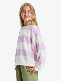 1 Little Things - Sweatshirt for Girls 4-16 Purple ERGFT04044 Roxy