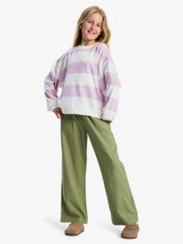 2 Little Things - Sweatshirt for Girls 4-16 Purple ERGFT04044 Roxy