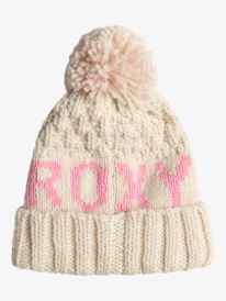 1 Tonic - Bonnet à revers pour Fille Beige ERGHA03322 Roxy