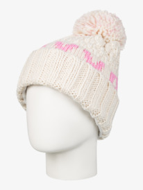 0 Tonic - Cuff Beanie for Girls Beige ERGHA03322 Roxy