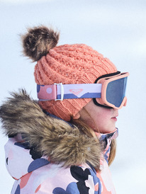 0 Blizzard - Cuff Beanie for Girls Pink ERGHA03329 Roxy