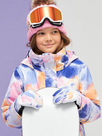 3 Roxy Jetty - Guanti tecnici da snowboard/sci da Ragazza 4-16  ERGHN03039 Roxy