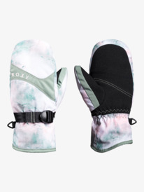 0 Roxy Jetty   - Insulated Mittens for Girls Blue ERGHN03044 Roxy