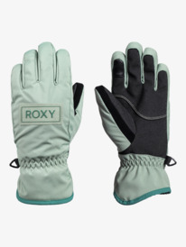 0 Freshfield   - Insulated Gloves for Girls Green ERGHN03045 Roxy