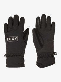 2 Freshfield Girl - Guantes técnicos de snow para chicas Negro ERGHN03047 Roxy