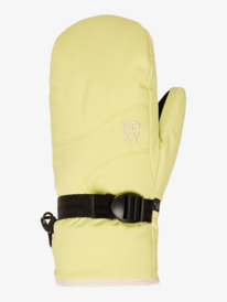 6 Roxy Jetty Girl Solid - Manoplas técnicas de snow para chicas Amarillo ERGHN03050 Roxy