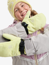 0 Roxy Jetty Girl Solid - Manoplas técnicas de snow para chicas Amarillo ERGHN03050 Roxy