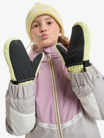 2 Roxy Jetty Girl Solid - Manoplas técnicas de snow para chicas Amarillo ERGHN03050 Roxy