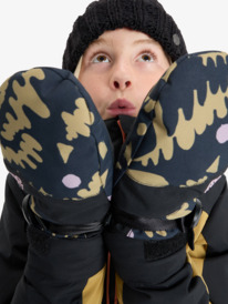 2 Roxy Jetty Girl - Technical Snow Mittens for Girls Beige ERGHN03051 Roxy