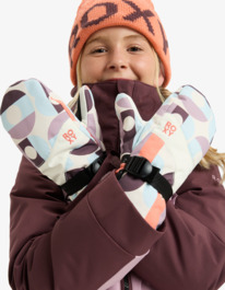 1 Roxy Jetty Girl - Technische snow-wanten voor Meisjes White ERGHN03051 Roxy
