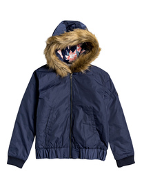 0 Rain Dancing - Hooded Jacket for Girls 4-16  ERGJK03071 Roxy