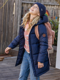 1 Glory Box - Puffer Jacket for Girls Blue ERGJK03109 Roxy