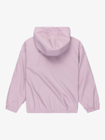 1 Thats Just Life - Short Relaxed Rain Coat for Girls 4-16 Purple ERGJK03129 Roxy