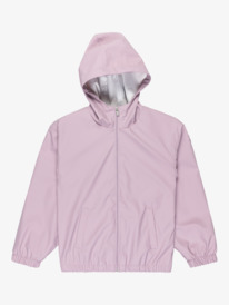 0 Thats Just Life - Short Relaxed Rain Coat for Girls 4-16 Purple ERGJK03129 Roxy