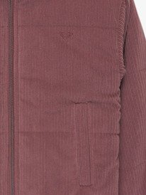 6 Smile Right Now - Gefütterte, gesteppte Cordjacke für Mädchen 4-16 Rot ERGJK03139 Roxy