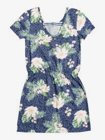 1 The Clouds - Short Sleeve Dress for Girls 4-16  ERGKD03159 Roxy