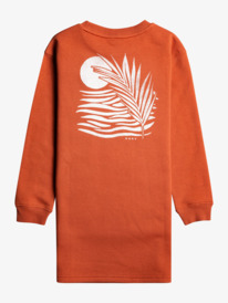 1 Kiss From A Rose - Robe sweat manches longues pour Fille  ERGKD03210 Roxy