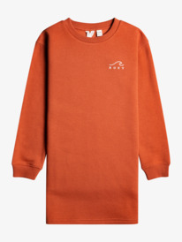 0 Kiss From A Rose - Robe sweat manches longues pour Fille  ERGKD03210 Roxy
