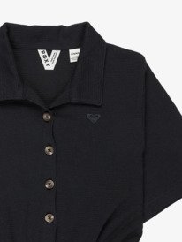 2 Tomorrow Dreams - Collared Short Jumpsuit for Girls 4-16 Black ERGKD03284 Roxy