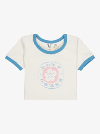 4 Hey Yeah Yeah - T-shirt slim para raparigas 4-16 Branco ERGKT03273 Roxy