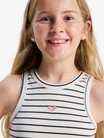 3 Iconic Days Stripes - Vest Top for Girls 4-16 White ERGKT03287 Roxy
