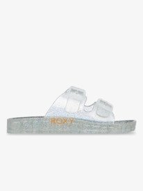 1 Rg Kattie Glitter - Sandals for Girls Grey ERGL100010 Roxy
