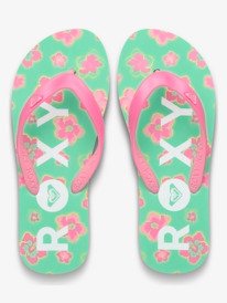 3 Rg Tahiti - Sandals for Girls Green ERGL100013 Roxy