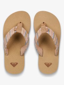 2 Rg Porto Raffia - Sandales pour Fille Bleu ERGL100016 Roxy