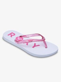 0 Rg Viva Sparkle - Sandals for Girls White ERGL100021 Roxy