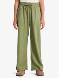 0 Lekeitio Break - Broek met Elastische taille voor Meisjes 4-16 Green ERGNP03134 Roxy