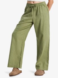 1 Lekeitio Break - Broek met Elastische taille voor Meisjes 4-16 Green ERGNP03134 Roxy