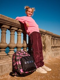 1 Thousand Stars - Jogger in Velluto da Ragazza 4-16 Red ERGNP03137 Roxy