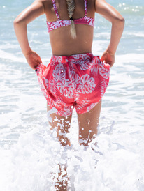 1 Ho Hey - Beach Shorts for Girls 4-16 Pink ERGNS03087 Roxy