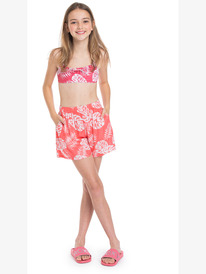 5 Ho Hey - Beach Shorts for Girls 4-16 Pink ERGNS03087 Roxy