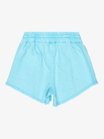 1 Scenic Route - Elastic Waist Shorts for Girls 4 - 16 Blue ERGNS03187 Roxy