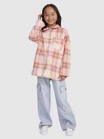 1 Autumn Goodbye - Fleece Overshirt for Girls 4-16  ERGPF03051 Roxy