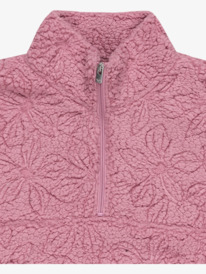 2 Having More Fun - Half Zip Polar Pullover for Girls 4 - 16 Purple ERGPF03069 Roxy