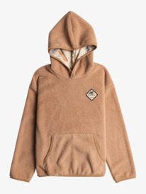 0 My Oh My - Hooded Polar Pullover for Girls 4 - 16 Brown ERGPF03072 Roxy