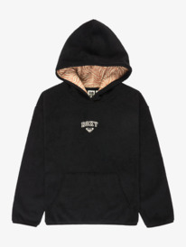 0 My Oh My - Hooded Regular Polar Fleece for Girls 4-16 Black ERGPF03081 Roxy