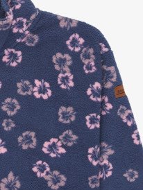 2 Calling All Mys - Fleece mit Reißverschlusskragen für Mädchen 4-16 Blau ERGPF03082 Roxy