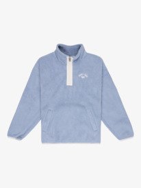 0 Lucky - Polarfleece mit Reißverschlusskragen für Mädchen 4-16 Blau ERGPF03083 Roxy