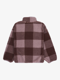 4 Like Electricity - Full Zip Relaxed Polar Fleece for Girls 4-16 Purple ERGPF03084 Roxy