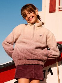 0 Calling All Mys Gradient - Half Zip Fleece for Girls 4-16 Red ERGPF03089 Roxy