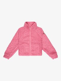 0 Blurry Cloud - Felpa con mezza cerniera da Ragazza 4-16 Pink ERGPF03091 Roxy