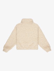 1 Blurry Cloud - Fleece mit Reißverschlusskragen für Mädchen 4-16 Beige ERGPF03091 Roxy