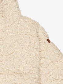 2 Blurry Cloud - Fleece mit Reißverschlusskragen für Mädchen 4-16 Beige ERGPF03091 Roxy