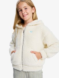 0 Back To  - Fleece met Rits voor Meisjes 4-16 White ERGPF03093 Roxy