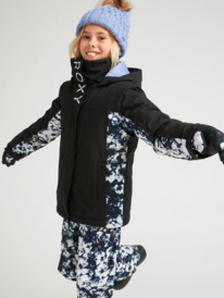 0 Galaxy - Isolierte Schneejacke für Mädchen Schwarz ERGTJ03136 Roxy