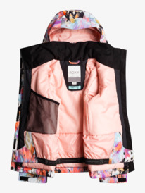 5 ROXY Jetty - Insulated Snow Jacket for Girls Musta ERGTJ03137 Roxy