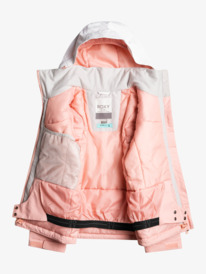 0 Whist - Geïsoleerd Snowjack voor Meisjes White ERGTJ03138 Roxy